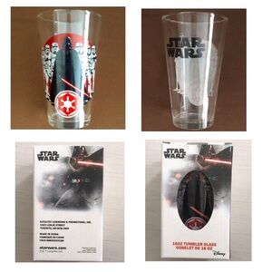 Star Wars Darth Vader 16oz Glass Tumbler - NEW WITH TAGS